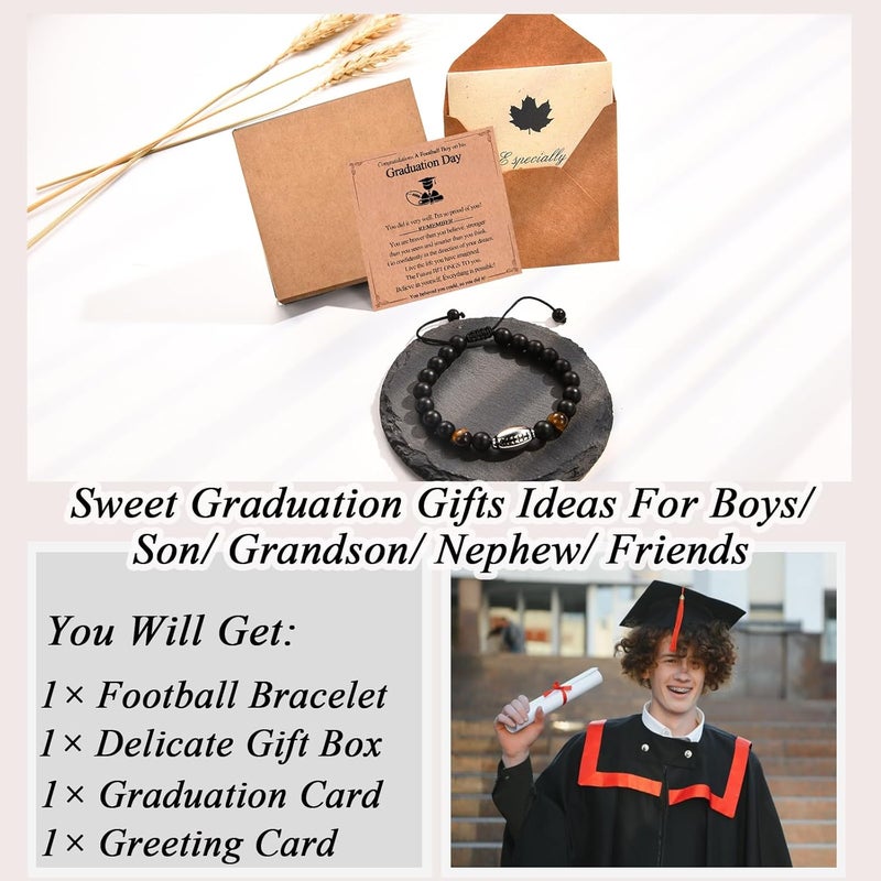 EFVISD Store Soccer Football Basketball Baseball Hockey Bracelet Gifts for Boys Players Team Lovers Son Grandson Brother Nephew Friend as Birthday/Valentines Day/Graduation/Back to School/Christmas Gifts - Image 5